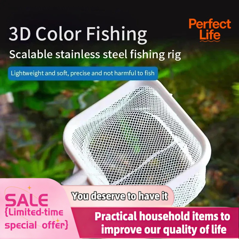 Aquarium Fish Net - Rede de pesca em aço inoxidável,