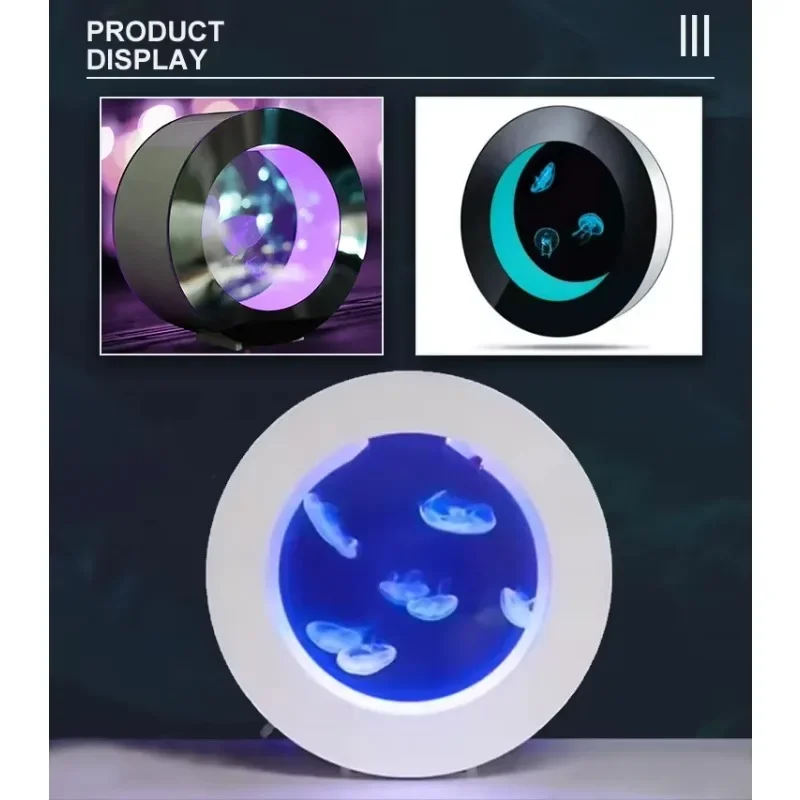 All Fish In Aquarium - Aquário de Água-Viva em Formato O
