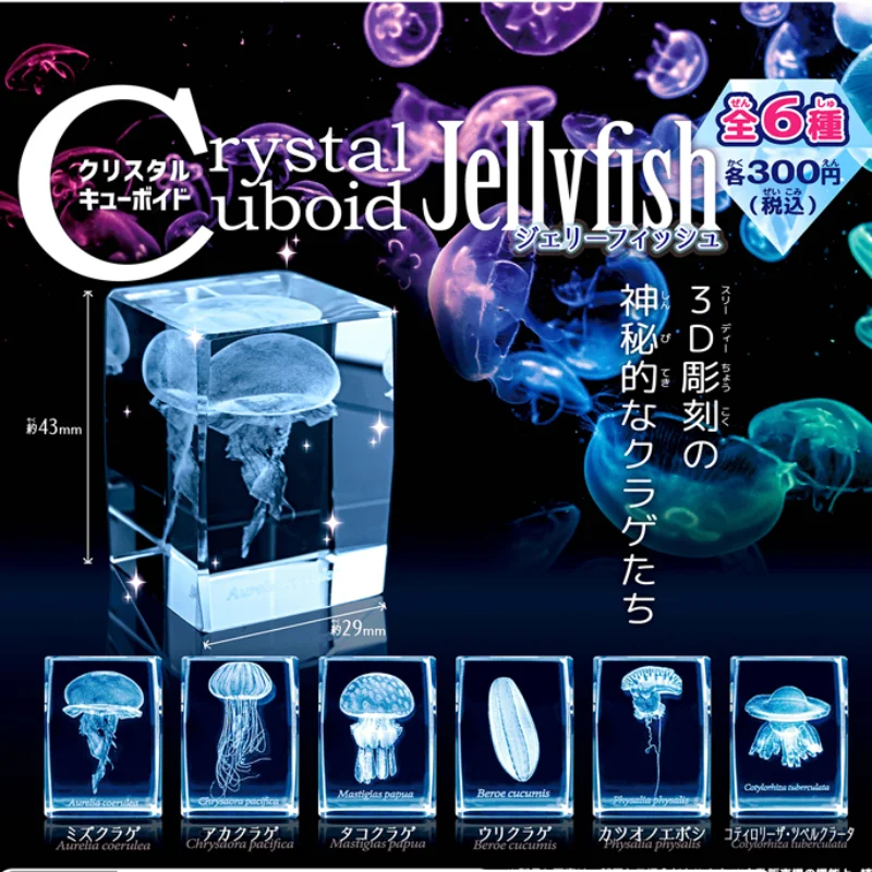 Aquarium Fish Japan - Japão Gashapon Jellyfish 3D Figura Do