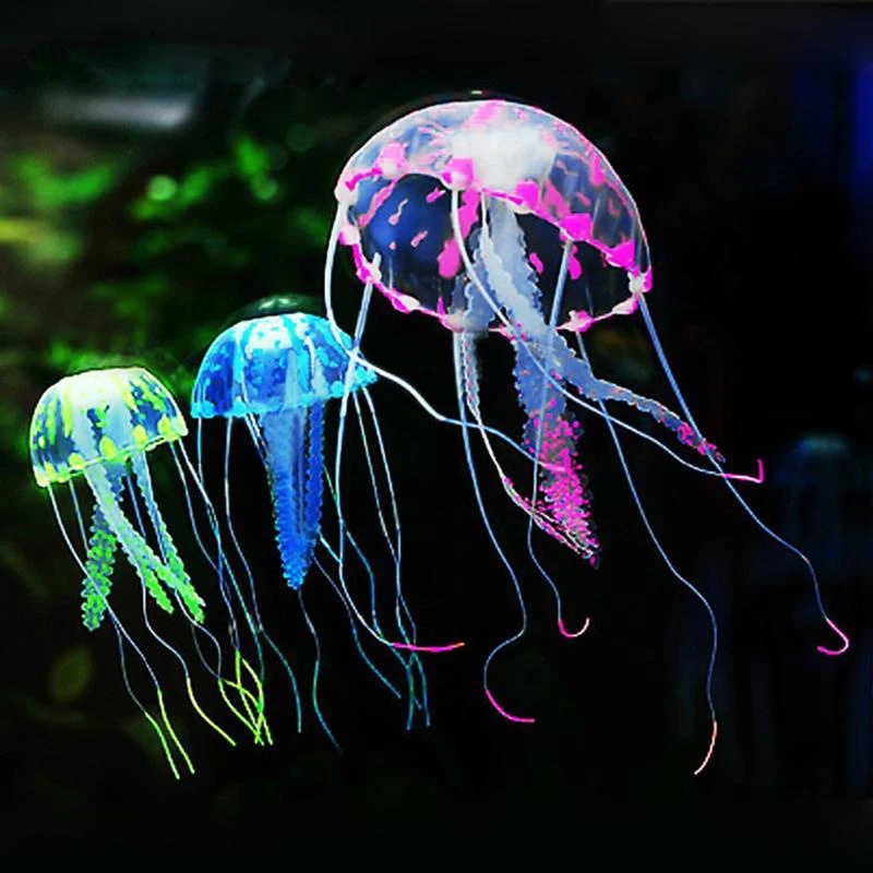 Aquarium Fish Discus - 1/2 peças de Ornamentos de Silicone