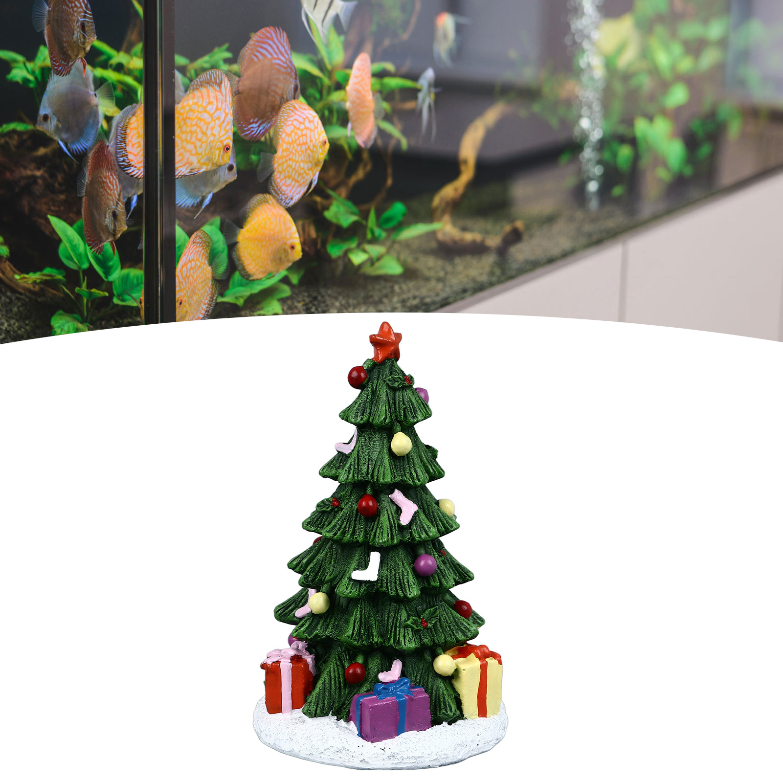 ZK20 Christmas Fish Tank Ornam - Aquarium Fish Beautiful avaliação e preço