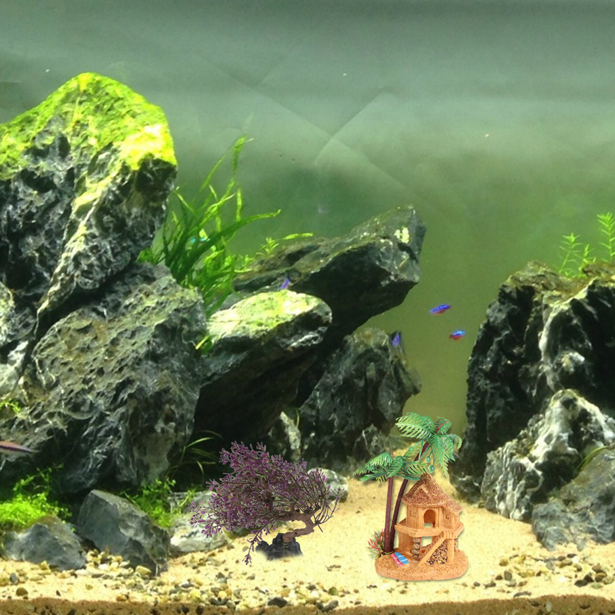 Ornamento de Aquário em Resina - Aquarium Fish Beautiful avaliação e preço