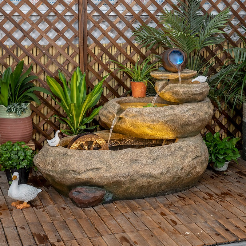 Fonte de Água para Varanda Ext - Aquarium Fish Pond avaliação e preço