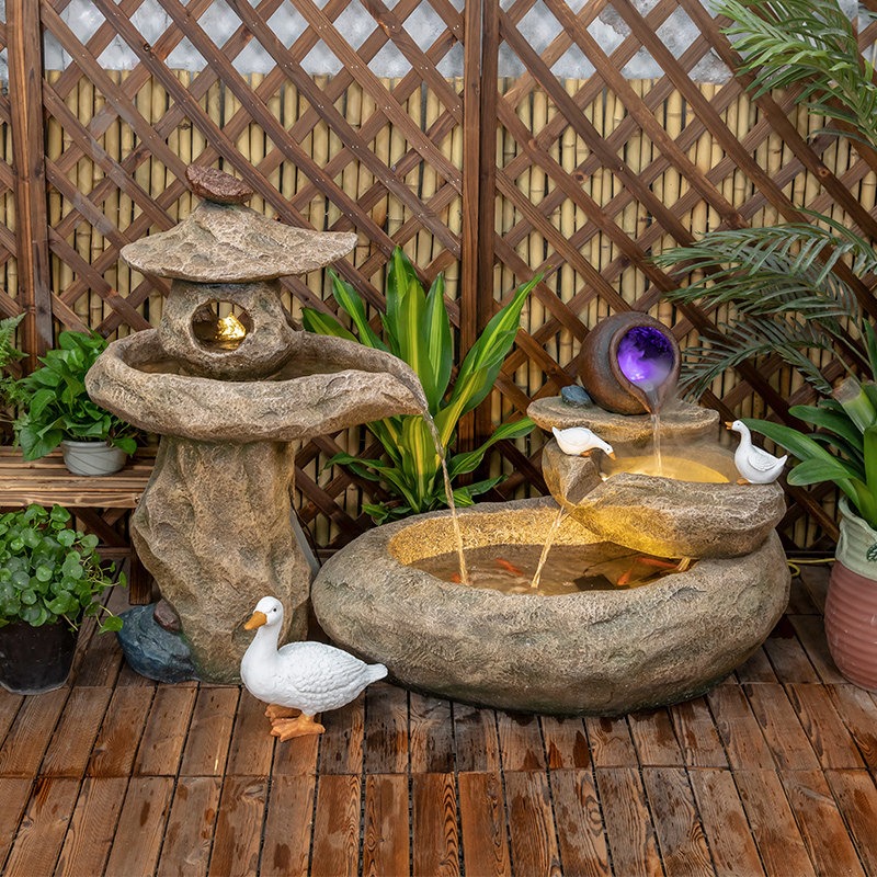 Fonte de Água para Varanda Ext - Aquarium Fish Pond avaliação e preço