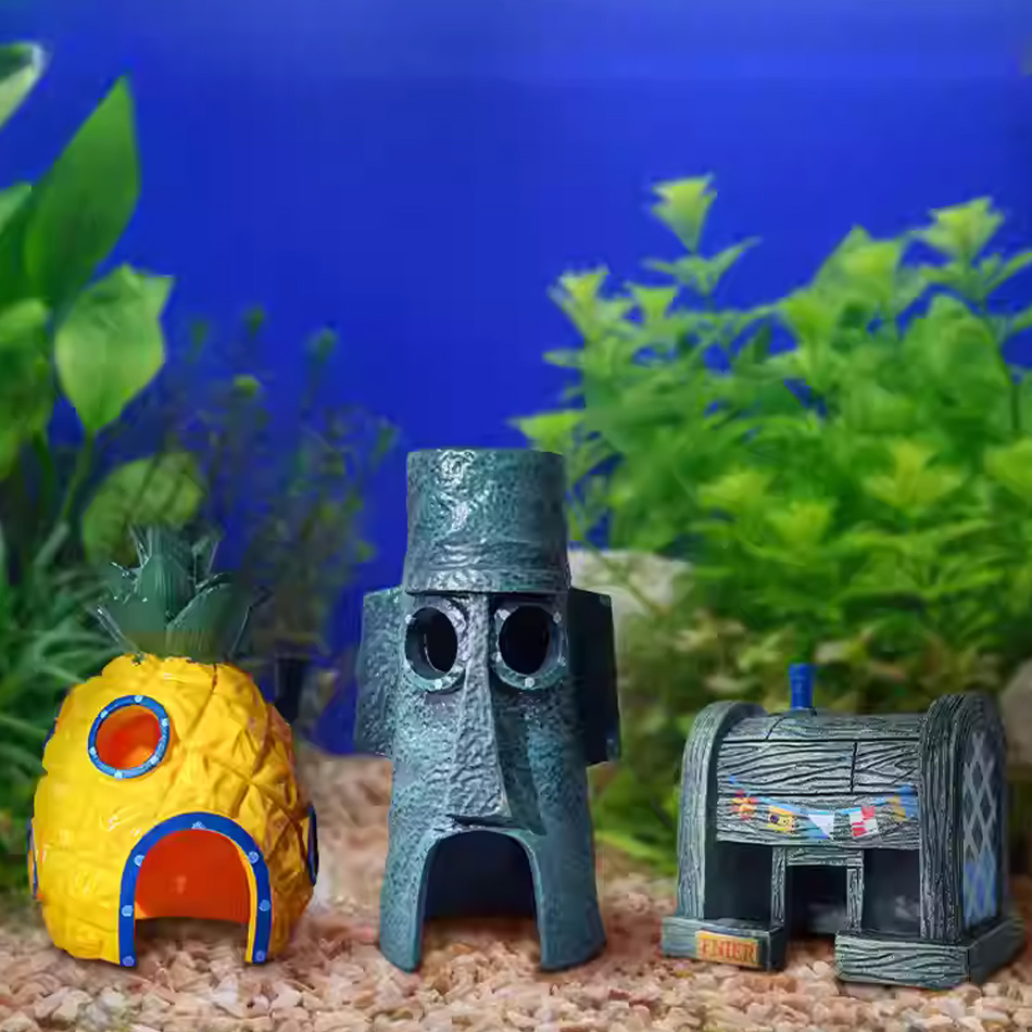 3 pçs dos desenhos animados de - Aquarium Fish Japan avaliação e preço