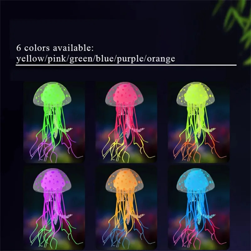 Artificial água-viva luminosa  - Aquarium Fish Discus avaliação e preço