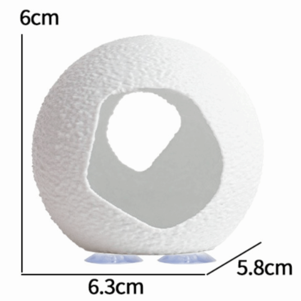 Caverna Esférica de Plástico p - Aquarium Fish Discus avaliação e preço