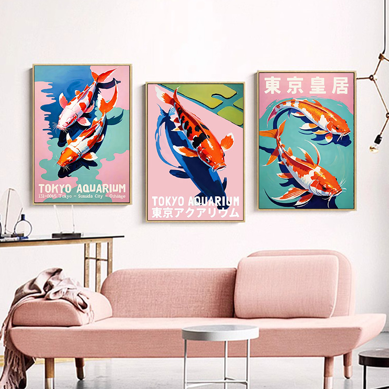 Japão estético peixe cartaz tó - Aquarium Fish Japan avaliação e preço