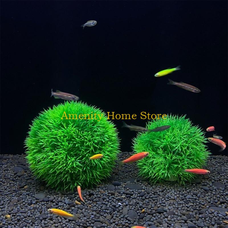 F26C Marimo Artificial Verde p - Aquarium Fish Beautiful avaliação e preço