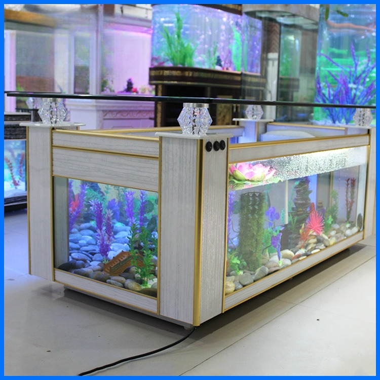 Mesa de centro para sofá, aquá - Aquarium Fish Glass avaliação e preço