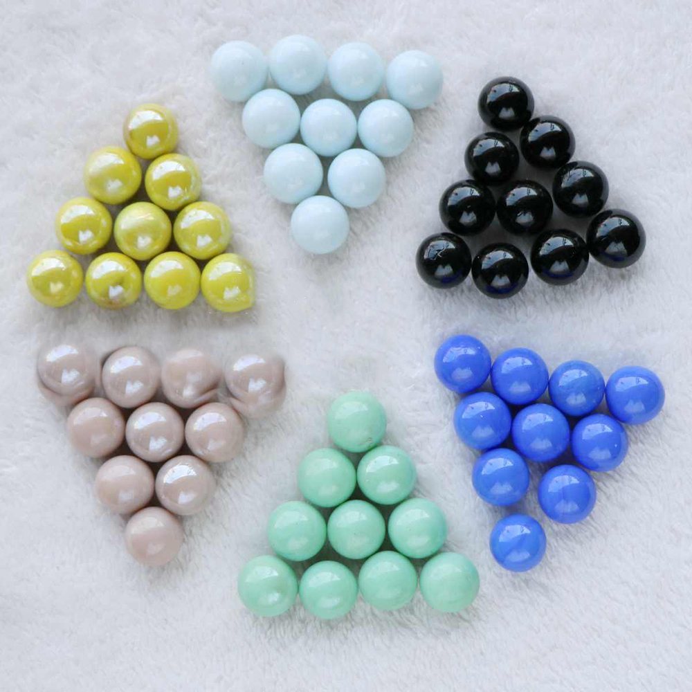 66 pçs dia16mm cor sólida bola - Aquarium Fish Glass avaliação e preço